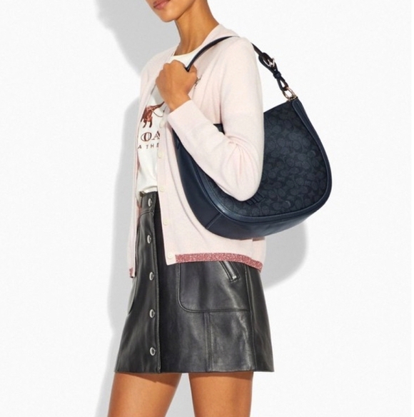 Coach Sutton Hobo With Crossbody Strap - Picture 5 of 14